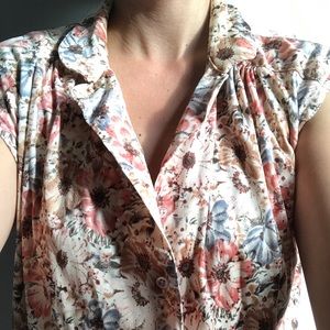 Vintage floral top